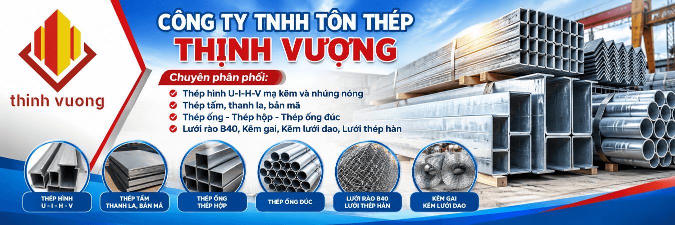 CÔNG TY TNHH TÔN THÉP THỊNH VƯỢNG